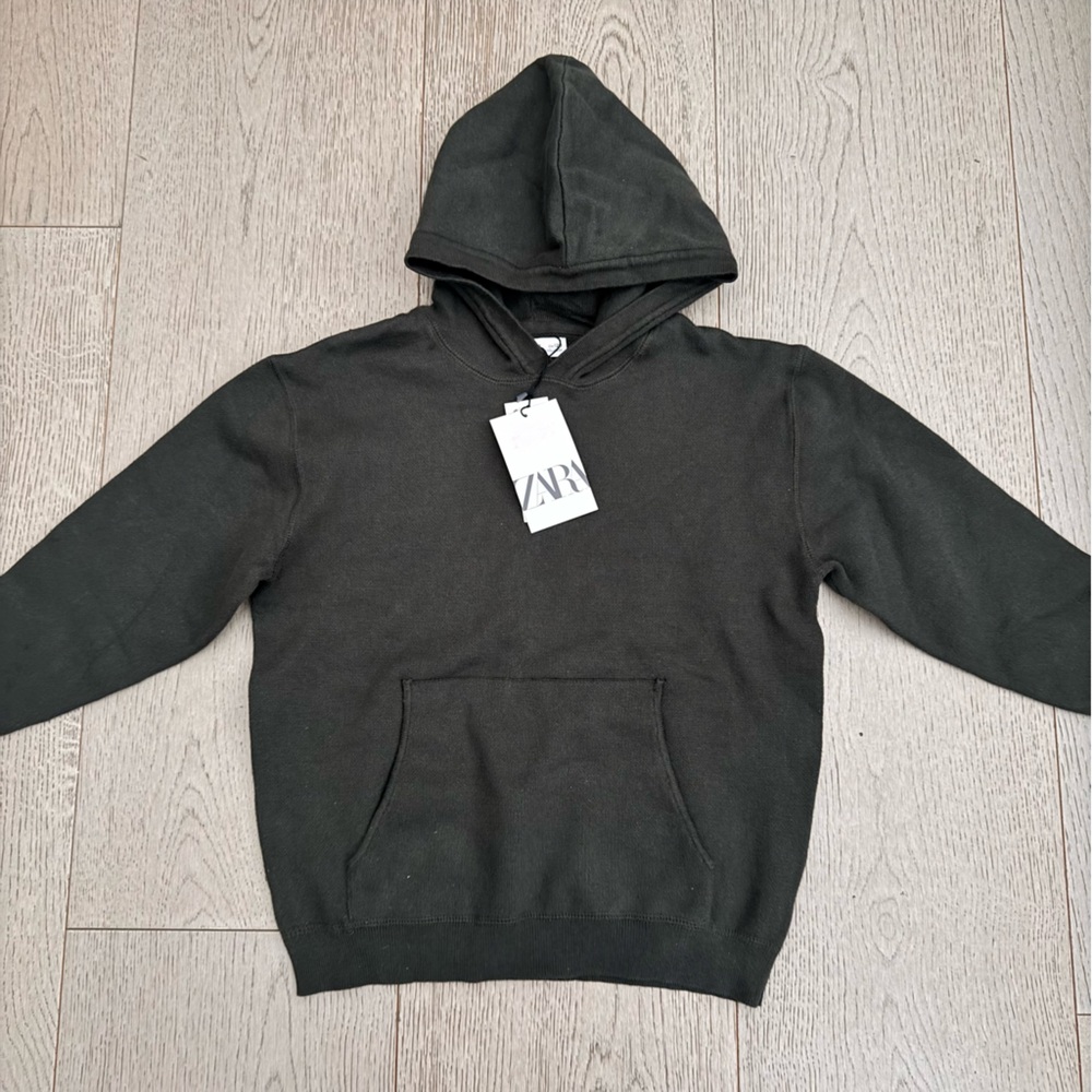 Kids Olive Green Hoodie Sweater 8 years